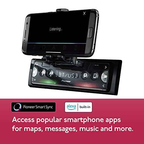 PIONEER SPH10BT Single-DIN in-Dash Mechless Smart Sync Receiver with Bluetooth PIONEER SPH10BT Single-DIN in-Dash Mechless Smart Sync Receiver with Bluetooth